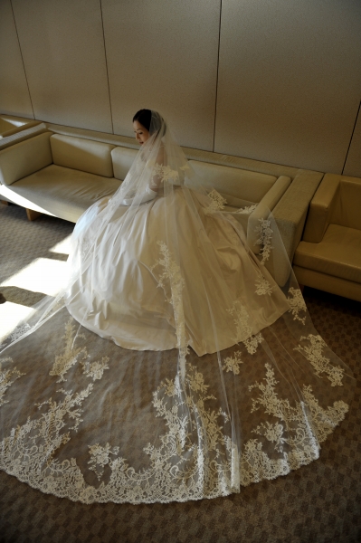 ホテルグランドハイアット東京での結婚式、ウェディングドレス